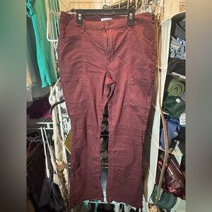 Studio Blue Burgundy pants.